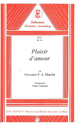 Plaisir d'Amour  für Salonorchester  