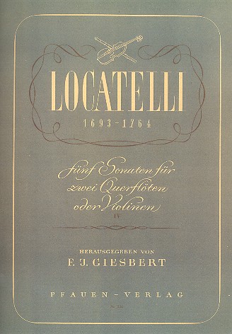 Sonate Nr.4&nbsp;&nbsp;für 2 Flöten (Violinen)&nbsp;&nbsp;Spielpartitur