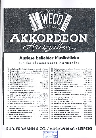 Ungarischer Tanz Nr.5 für&nbsp;&nbsp;Akkordeon&nbsp;&nbsp;(Verlagskopie)