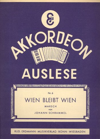 Wien bleibt Wien&nbsp;&nbsp;für Akkordeon&nbsp;&nbsp;