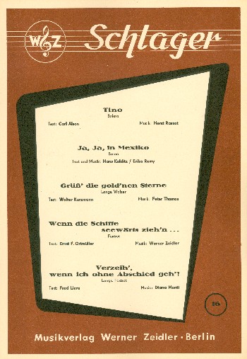 Schlager Band 16  für Klavier  