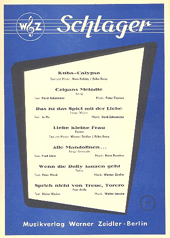 Schlager Band 17  für Klavier  