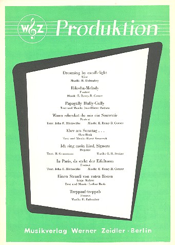 Produktion Band 20  für Klavier  