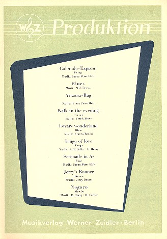 Produktion Band 18  für Klavier  