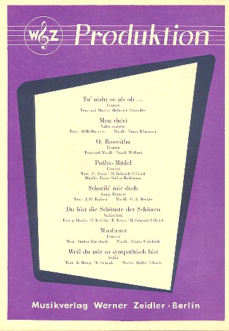 Produktion Band 9  für Klavier  