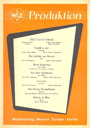 Produktion Band 8  für Klavier  