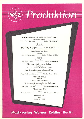 Produktion Band 6  für Klavier  