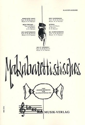 Makabarettistisches&nbsp;&nbsp;für Klavier&nbsp;&nbsp;