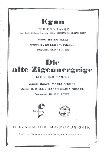 Egon: für Salonorchester&nbsp;&nbsp;&nbsp;&nbsp;