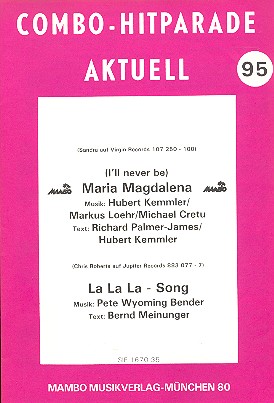 Maria Magdalena + La La La Song: für  Combo  