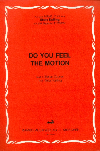 Do You Feel The Motion  für Klavier  