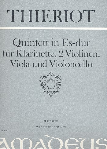 Quintett Es-Dur für Klarinette, 2 Violinen,