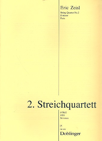 Streichquartett d-Moll Nr.2  Stimmen  