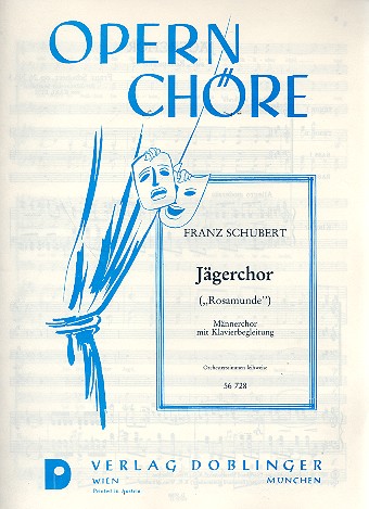Jägerchor op.26,3 für Männerchor&nbsp;&nbsp;und Klavier&nbsp;&nbsp;Partitur