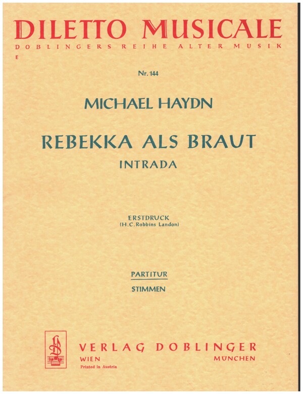 Rebecca als Braut - Intrada  für Orchester  Partitur