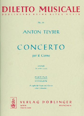 Konzert Es-Dur  für Horn und Orchester  Partitur