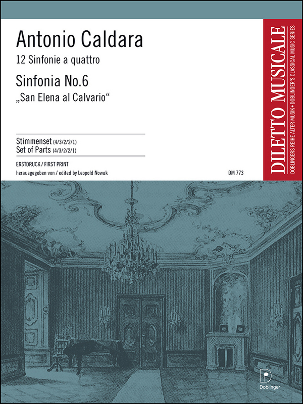 Sinfonia g-Moll Nr.6 für Streicher und Bc&nbsp;&nbsp;Stimmensatz (4-3-2-2-1)&nbsp;&nbsp;