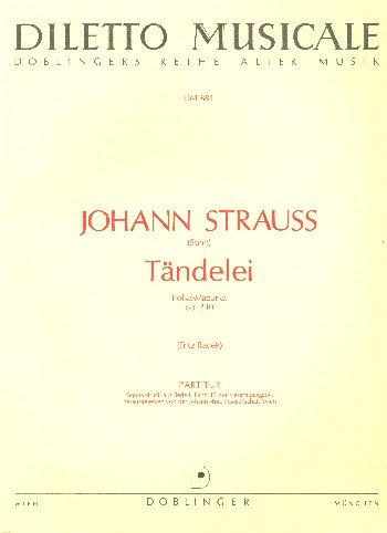 Tändelei op.310&nbsp;&nbsp;für Orchester&nbsp;&nbsp;Partitur