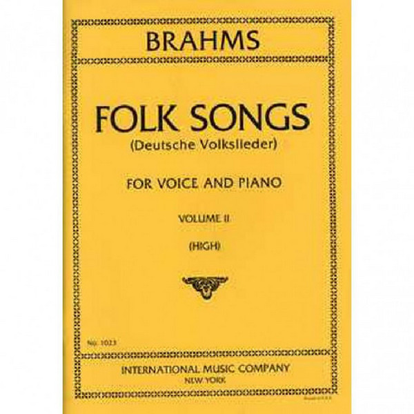 42 Folk Songs Vol.2&nbsp;&nbsp;hohe Stimme und Klavier&nbsp;&nbsp;Partitur