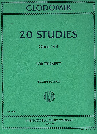 20 Studies op.143  for trumpet  