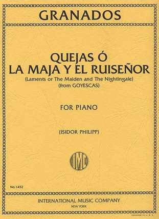 The Maiden and the Nightingale&nbsp;&nbsp;Klavier&nbsp;&nbsp;Partitur (zugleich Spielpartitur)