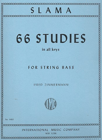 66 Studies in all Keys&nbsp;&nbsp;for doublebass&nbsp;&nbsp;