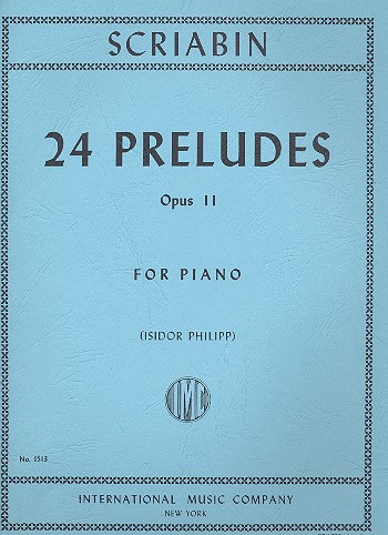 24 Preludes op.11  for piano  