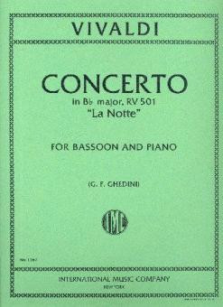 Concerto in Bb Major RV501 'La Notte'&nbsp;&nbsp;for bassoon and piano&nbsp;&nbsp;