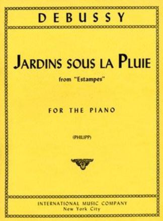Jardin sous la pluie (from 'Estampes')  for piano  Partitur (zugleich Spielpartitur)
