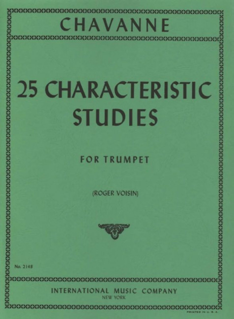 25 Characteristic Studies&nbsp;&nbsp;for trumpet&nbsp;&nbsp;