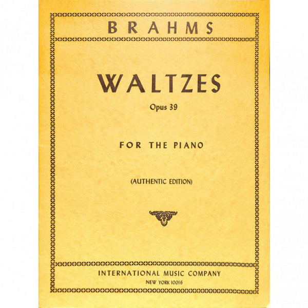 Waltzes op.39&nbsp;&nbsp;for piano&nbsp;&nbsp;
