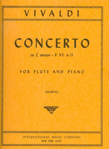 Concerto in c minor RV441&nbsp;&nbsp;for flute and orchestra&nbsp;&nbsp;flute and piano