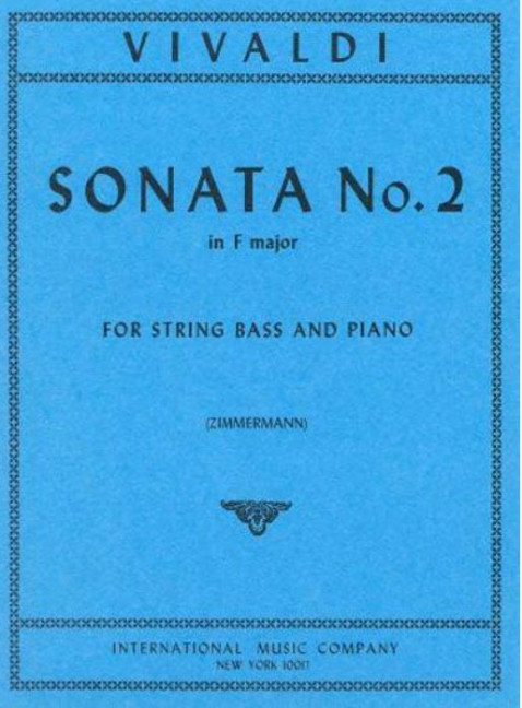 Sonata no.2 in F major&nbsp;&nbsp;string bass and piano&nbsp;&nbsp;