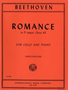 Romance no.1 G major op.40&nbsp;&nbsp;for cello and piano&nbsp;&nbsp;