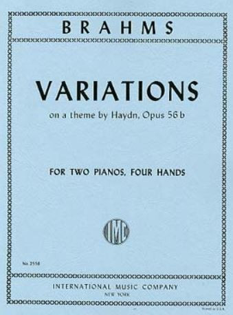 Variations on a theme by Haydn&nbsp;&nbsp;for 2 pianos 4 hands&nbsp;&nbsp;