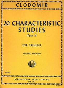 20 characteristic Studies op.18&nbsp;&nbsp;for trumpet&nbsp;&nbsp;