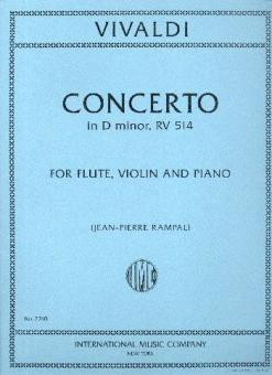 Concerto in d Minor RV514&nbsp;&nbsp;for flute, violin and piano&nbsp;&nbsp;parts