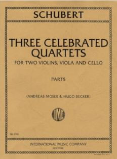 Three celebrated string quartets&nbsp;&nbsp;for string quartet&nbsp;&nbsp;