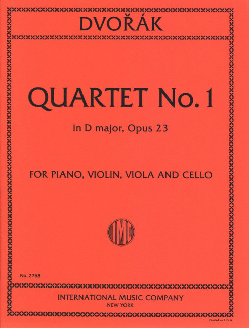 Quartet no.1 D major op.23&nbsp;&nbsp;for violin and viola&nbsp;&nbsp;