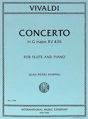 Concerto G major&nbsp;&nbsp;for Flute and Orchestra&nbsp;&nbsp;for flute and piano