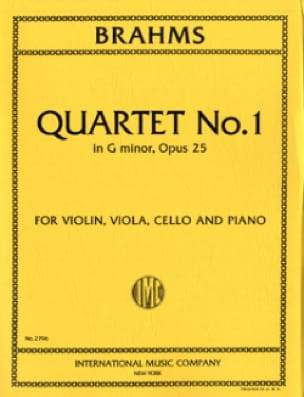 Quartet no.1 g minor op.25&nbsp;&nbsp;for violin, viola, cello and piano&nbsp;&nbsp;parts