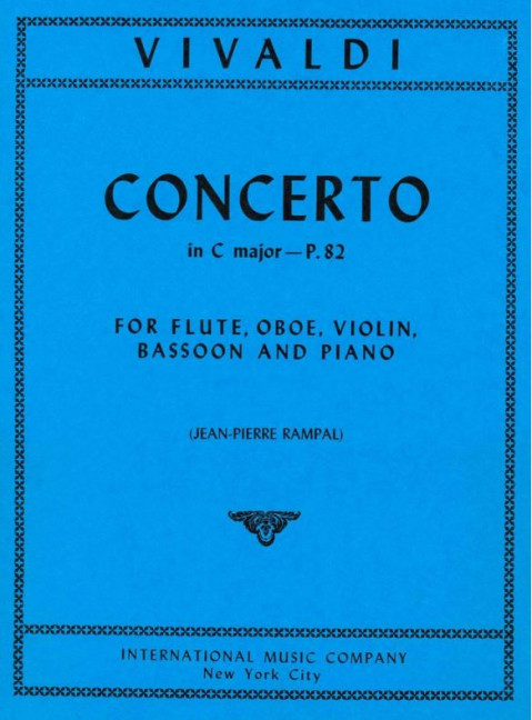 Concerto C major  for flute, oboe, viola, bassoon and piano  