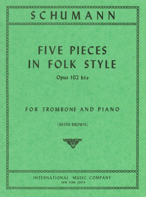 Five Pieces in Fock Style&nbsp;&nbsp;for trombone&nbsp;&nbsp;