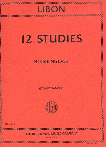 12 Studies  for double bass  