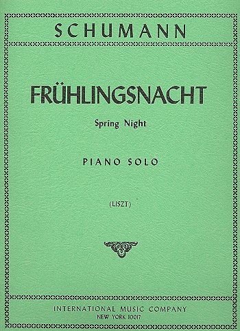 Frühlingsnacht op.39,12&nbsp;&nbsp;für Klavier&nbsp;&nbsp;