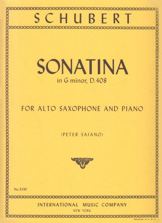 Sonatina g minor&nbsp;&nbsp;for alto sax and piano&nbsp;&nbsp;
