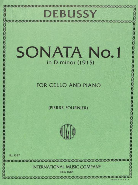 Sonata d minor&nbsp;&nbsp;for violoncello and piano&nbsp;&nbsp;