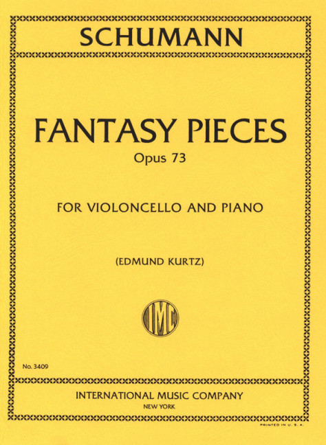 Fantasy Pieces op.73&nbsp;&nbsp;for cello and piano&nbsp;&nbsp;