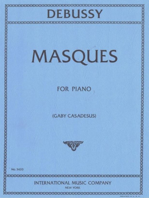 Masques  for piano  