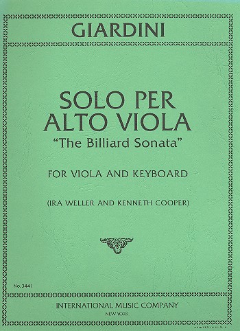 Solo  for viola and keyboard  